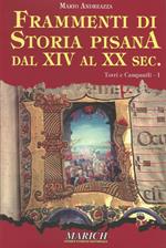 Frammenti di storia pisana dal XIV al XX secolo. Vol. 1: Torri e campanili.