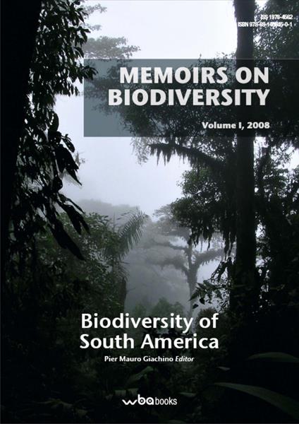 Biodiversity of South America. Vol. 1 - copertina