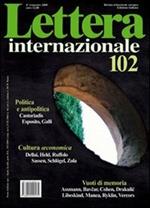 Lettera Internazionale. Vol. 102