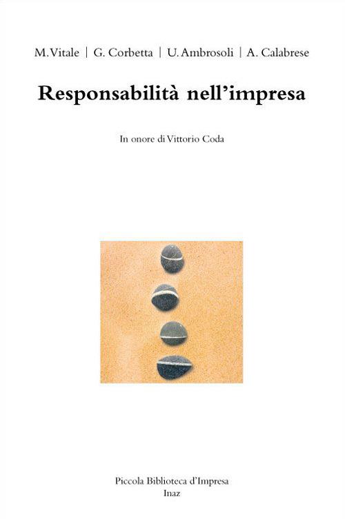 Responsabilità nell'impresa. In onore di Vittorio Coda - copertina