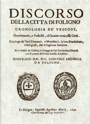 Discorso della città di Foligno 1646 (rist. anast.) - Lodovico Iacobilli - copertina