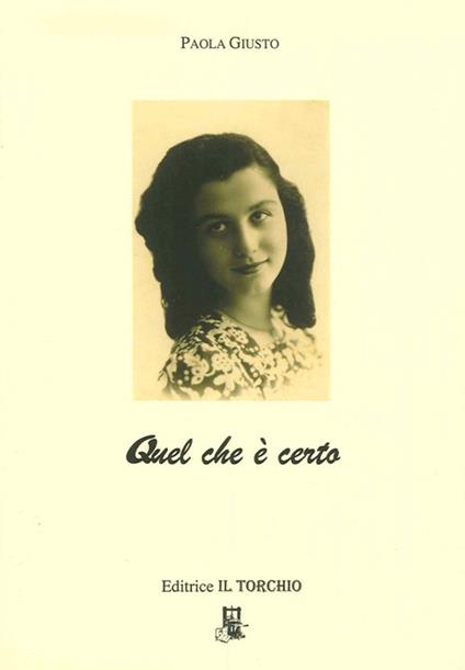 Quel che è certo - Paola Giusto - copertina