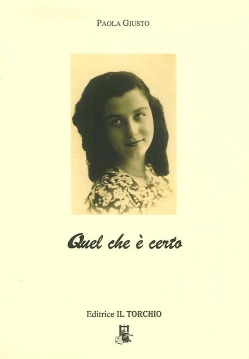 Quel che è certo - Paola Giusto - copertina