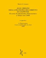 Alle origini della filosofia del diritto in Giappone. Il corso di Alessandro Paternostro a Tokyo nel 1889