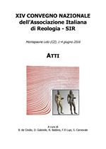 XIV convegno nazionale dell'associazione italiana di reologia SIR. Atti (Montepaone Lido, 1-4 giugno 2016). Ediz. italiana e inglese