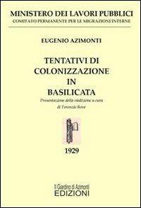 Tentativi di colonizzazione in Basilicata - Eugenio Azimonti - copertina