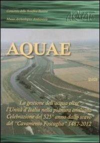 Aquae. La gestione dell'acqua oltre l'unità d'Italia nella pianura emiliana. Celebrazione del 525° anno dello scavo del «Cavamento-Foscaglia» 1487-2012 - copertina