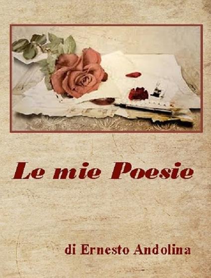 Le mie poesie - Ernesto Andolina - copertina