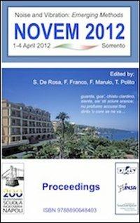 Proceedings of the novem 2012 Conference noise and vibration emerging methods. Con CD-ROM - copertina