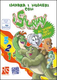 Impara i numeri con i Saurini. Ediz. illustrata. Con gadget - copertina