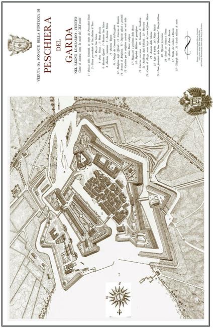 Veduta da Ponente della fortezza di Peschiera del Garda. Nel regno Lombardo-Veneto. Ediz. illustrata - Loreno Confortini - copertina