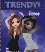 Trendy model dance. Con gadget