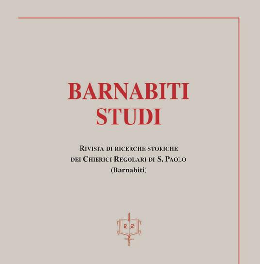 Barnabiti studi. Rivista di ricerche storiche dei Chierici Regolari di S. Paolo (2020). Ediz. integrale. Vol. 37 - copertina