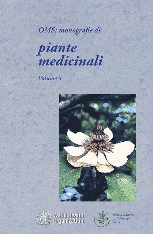 OMS. Monografie di piante medicinali. Vol. 4 - copertina