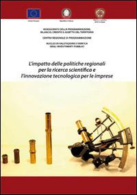 L'impatto delle politiche regionali per la ricerca scientifica e l'innovazione tecnologica per le imprese. Regione autonoma della Sardegna - copertina
