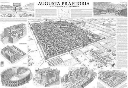 Augusta Praetoria. Cartoline da Aosta romana. Ediz. illustrata - Francesco Corni - copertina