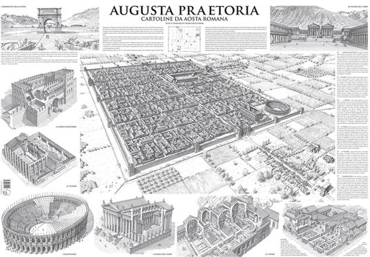 Augusta Praetoria. Cartoline da Aosta romana. Ediz. illustrata - Francesco Corni - copertina