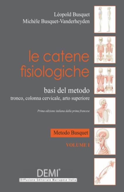 Le catene fisiologiche. Basi del metodo-tronco, colonna cervicale, arto superiore - Léopold Busquet - copertina