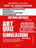  Artquiz simulazioni. Test di ammissione a: medicina, odontoiatria, professioni sanitarie. Area medica-sanitaria