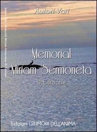 Memorial Miriam Sermoneta - copertina