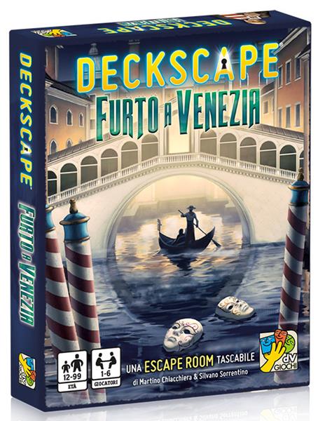 Deckscape. Furto a Venezia. Gioco da tavolo - 3