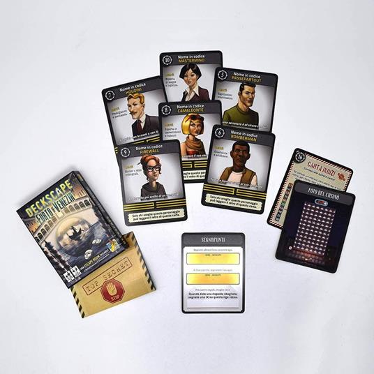 Deckscape. Furto a Venezia. Gioco da tavolo - 4