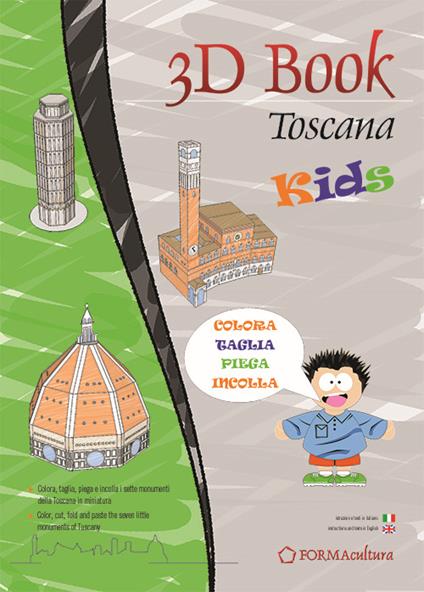 3D book Toscana kids - copertina