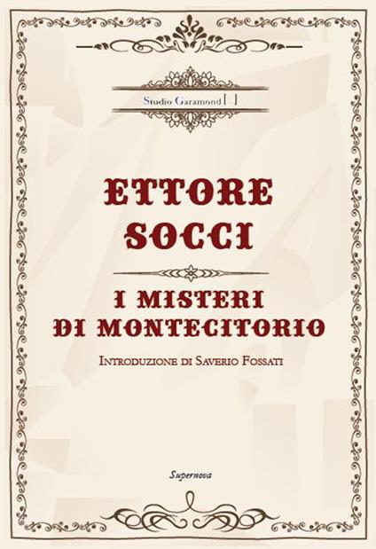 I misteri di Montecitorio - Ettore Socci - copertina