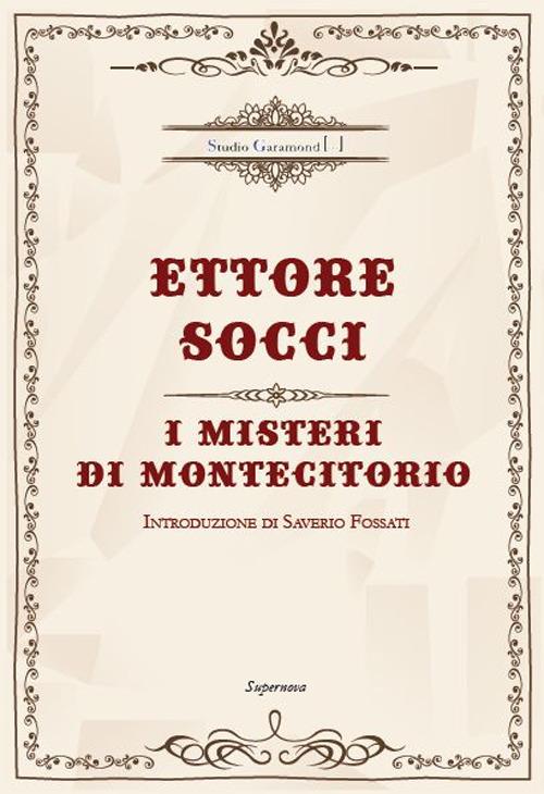 I misteri di Montecitorio - Ettore Socci - copertina