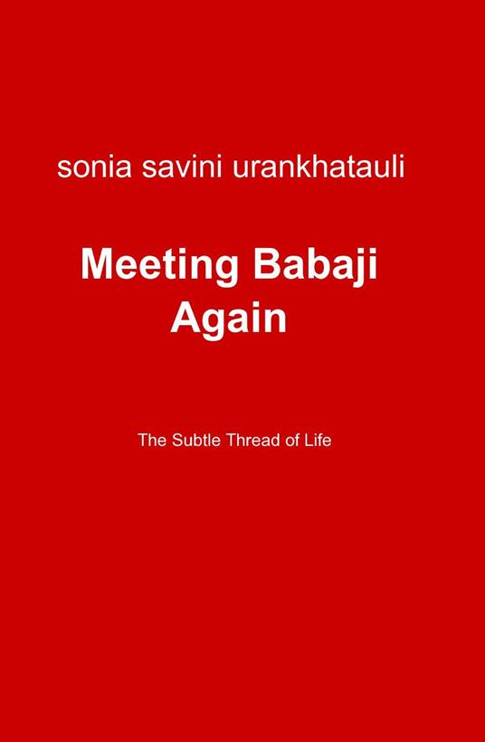 Meeting Babaji again - U. Sonia Savini - copertina