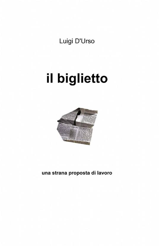 Il biglietto - Luigi D'Urso - copertina