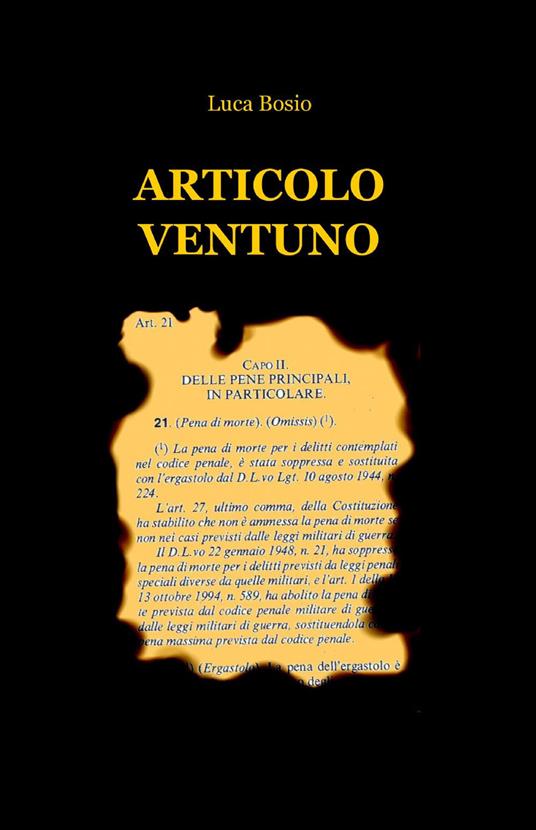 Articoloventuno - Luca Bosio - copertina