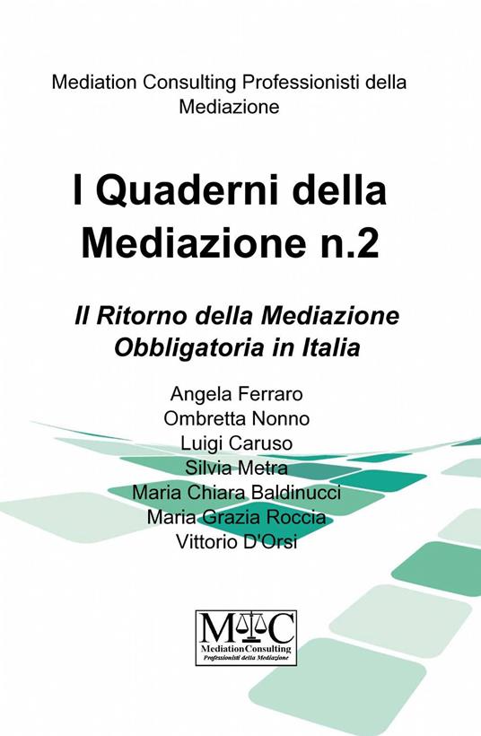 I quaderni della mediazione. Vol. 2 - copertina