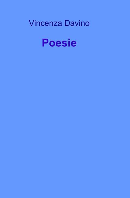 Poesie - Vincenza Davino - copertina