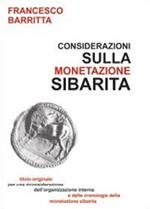 Considerazioni sulla monetazione sibarita