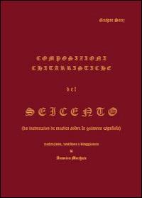 Composizioni chitarristiche del Seicento - Antonino Marchese - copertina