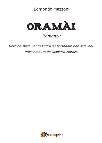 Oramài - Edmondo Mazzoni - copertina
