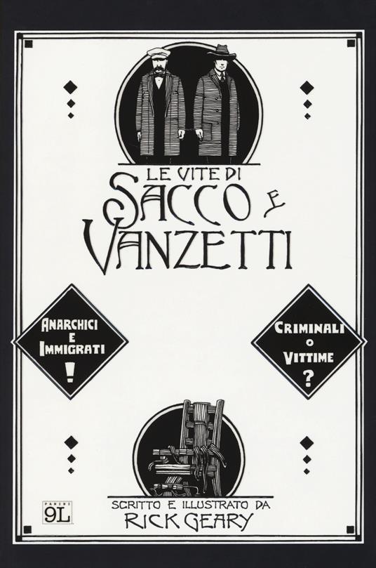 Le vite di Sacco e Vanzetti - Rick Geary - copertina