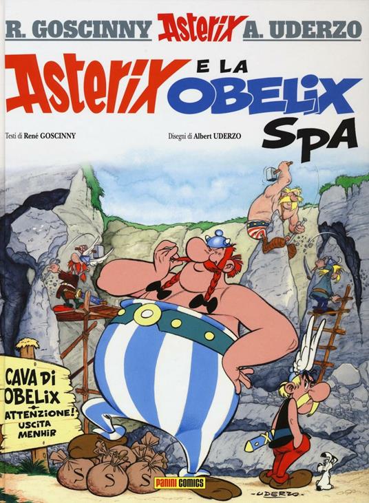 Pin's Parc d'attraction Asterix Obelix signé 1991 Goscinny