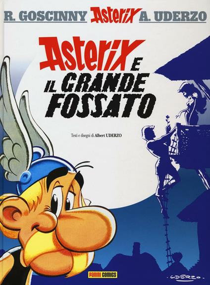 Asterix e il grande fossato. Vol. 25 - René Goscinny,Albert Uderzo - copertina