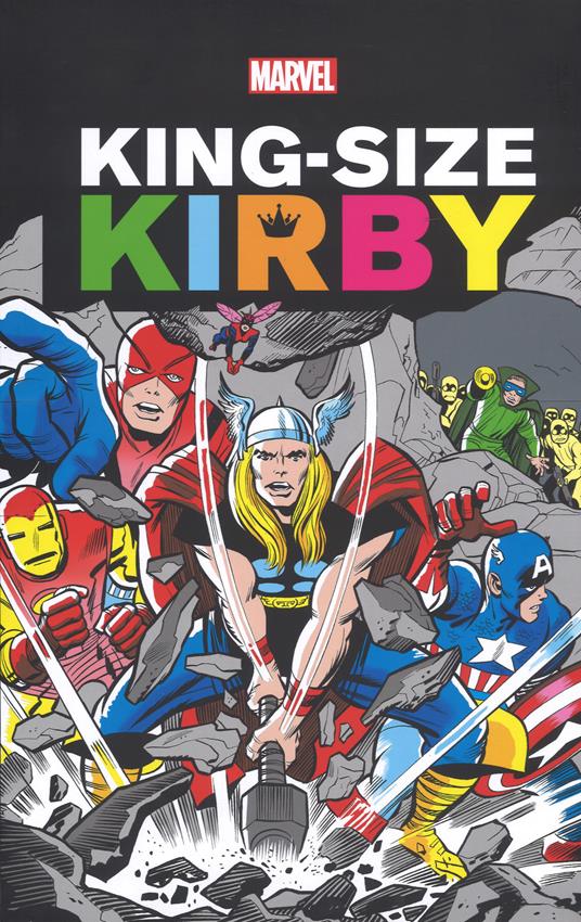 King-size Kirby - Jack Kirby,Martin A. Burnstein,Joe Simon - copertina