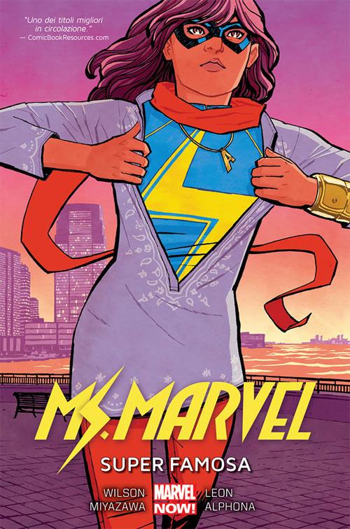 Super famosa! Ms. Marvel. Vol. 5 - Adrian Alphona,G. Willow Wilson,Takeshi Miyazawa - copertina