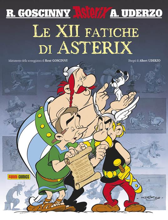 Le XII fatiche di Asterix - René Goscinny,Albert Uderzo - copertina