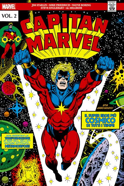 Capitan Marvel. Vol. 2 - Jim Starlin,Steve Englehart,Al Milgrom - copertina