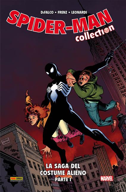 La saga del costume alieno. Spider-Man collection. Vol. 15: Parte uno - Tom DeFalco,Ron Frenz,Rick Leonardi - copertina
