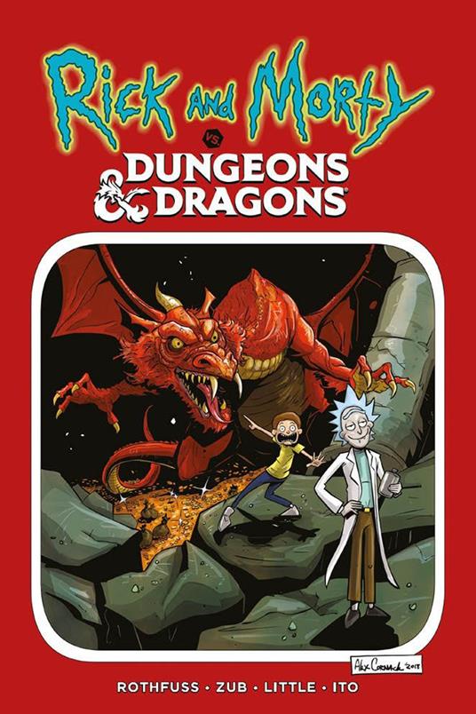Rick and Morty vs. Dungeons & dragons - Jim Zub,Patrick Rothfuss - copertina