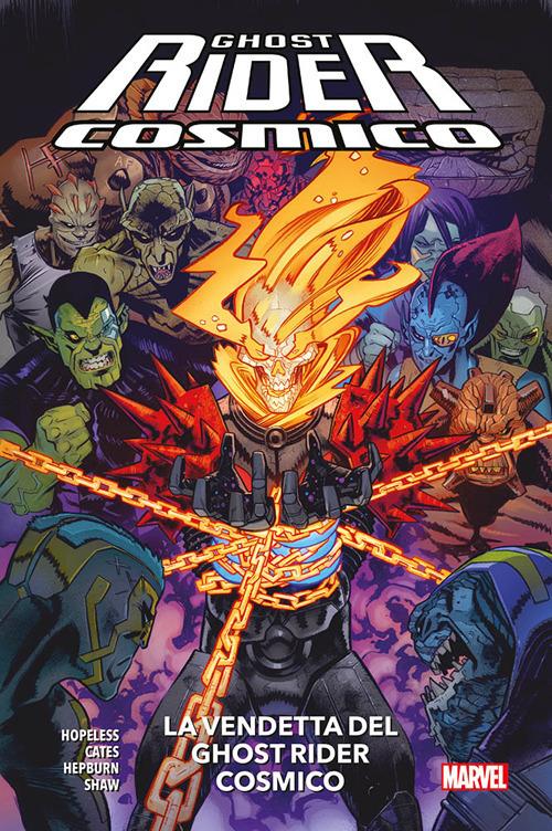La vendetta del Ghost Rider Cosmico - Geoff Shaw,Dennis Hopeless,Donny Cates - copertina