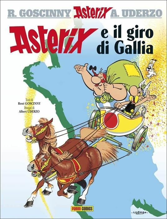 Asterix e il giro di Gallia. Vol. 5 - René Goscinny,Albert Uderzo - copertina