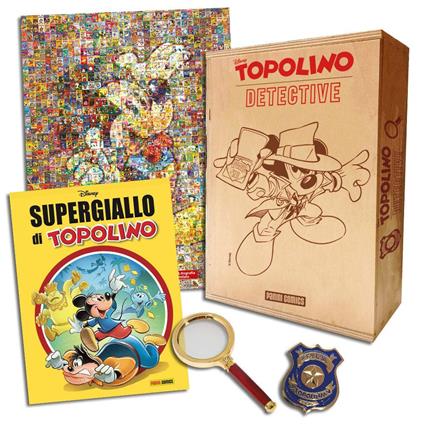 Topolino detective. Box. Con lente d'ingrandimento - copertina