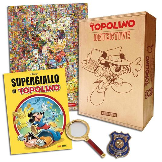 Topolino detective. Box. Con lente d'ingrandimento - copertina